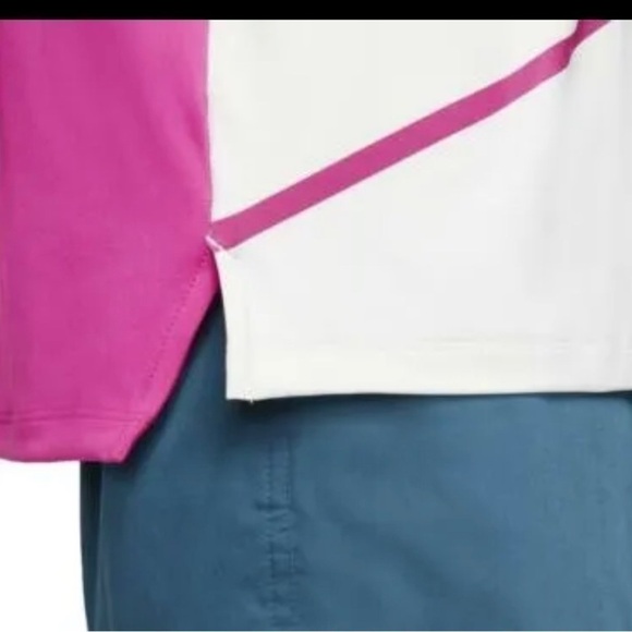 Nike Men's Dri-FIT Vapor Argyle Golf Polo Shirt - DH0609-621 (Pink Black) - XXL - Picture 4 of 5